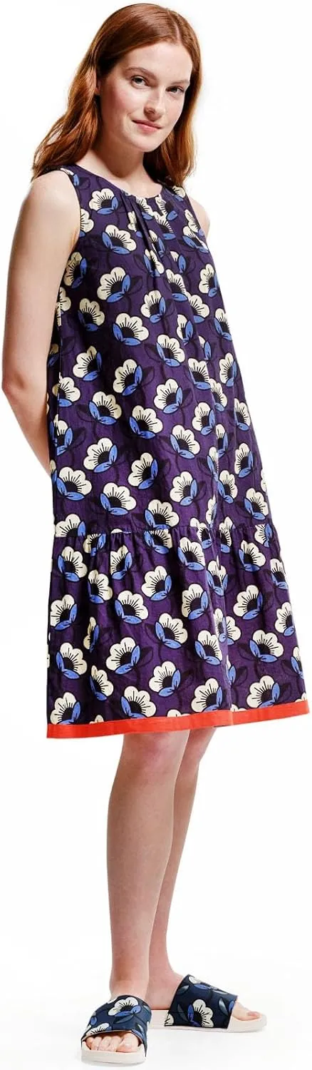 Womens Orla Kiely Bold Pattern Above The Knee Summer Beach Dress