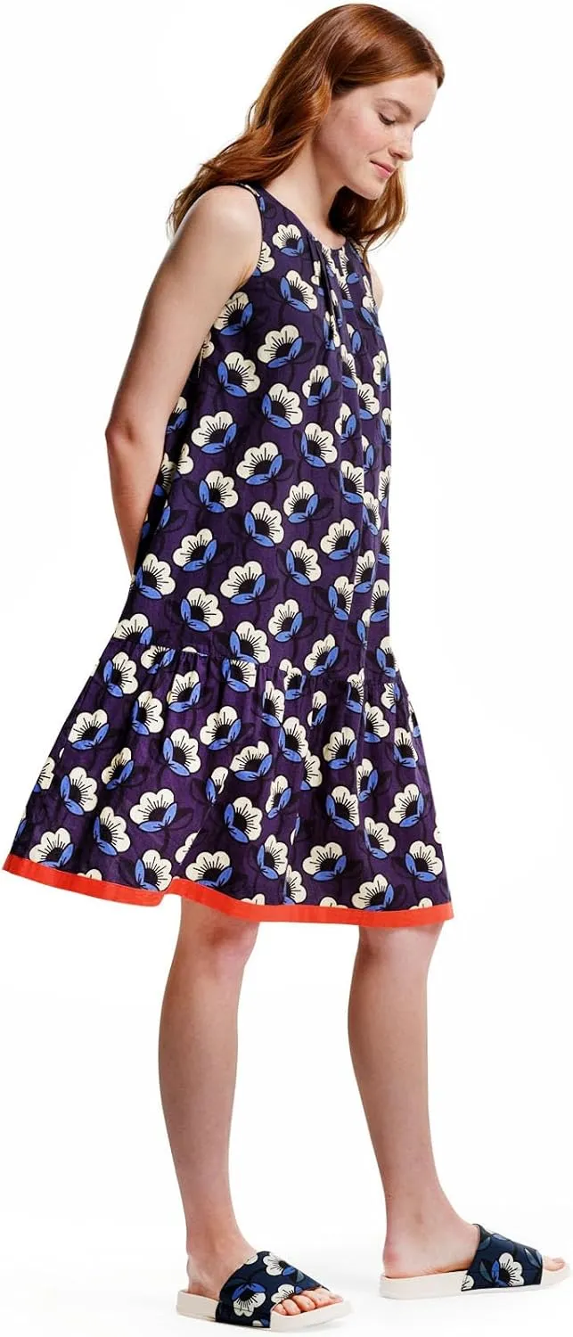 Womens Orla Kiely Bold Pattern Above The Knee Summer Beach Dress