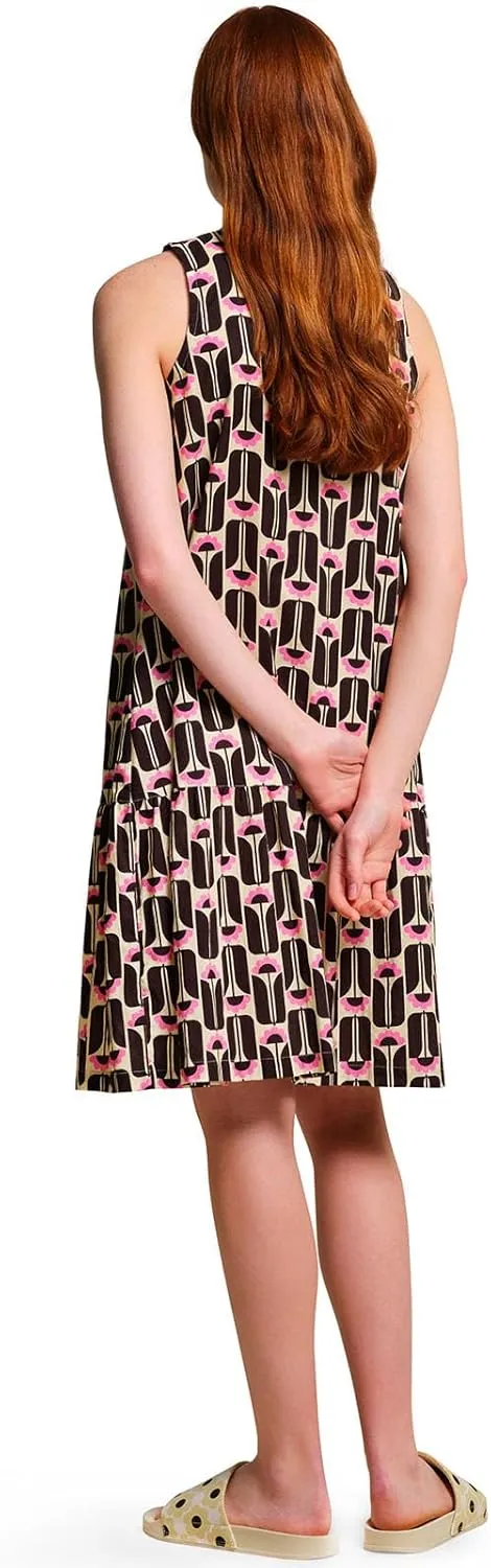 Womens Orla Kiely Bold Pattern Above The Knee Summer Beach Dress
