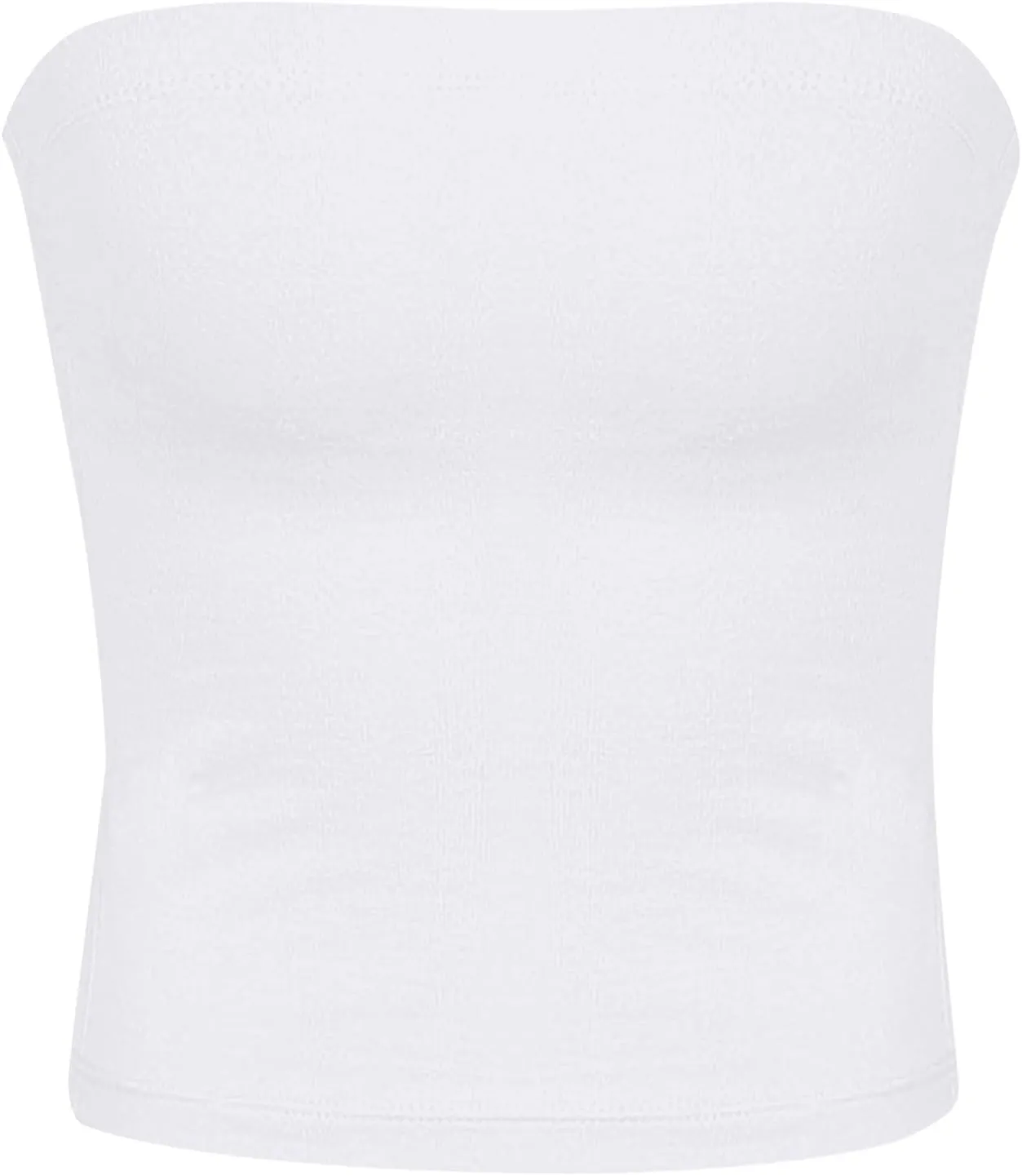 Womens Strapless Tube Tops Sexy Sleeveless Backless Bandeau Shirts Going Out Crop Top Cute 2025 Summer Clothes