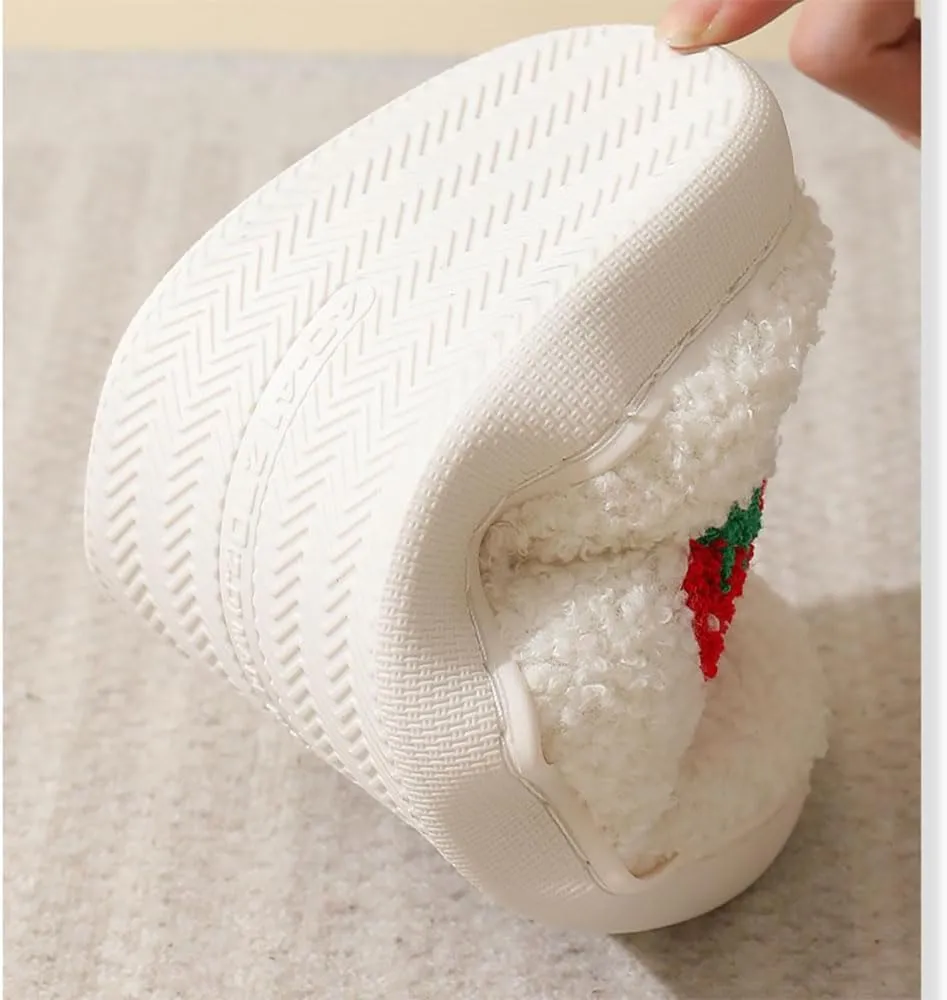 Women's Strawberry Slippers, Cute Fruit Slippers, Strawberry Accessories, Comfortable Couple Indoor And Outdoor Home Slippers