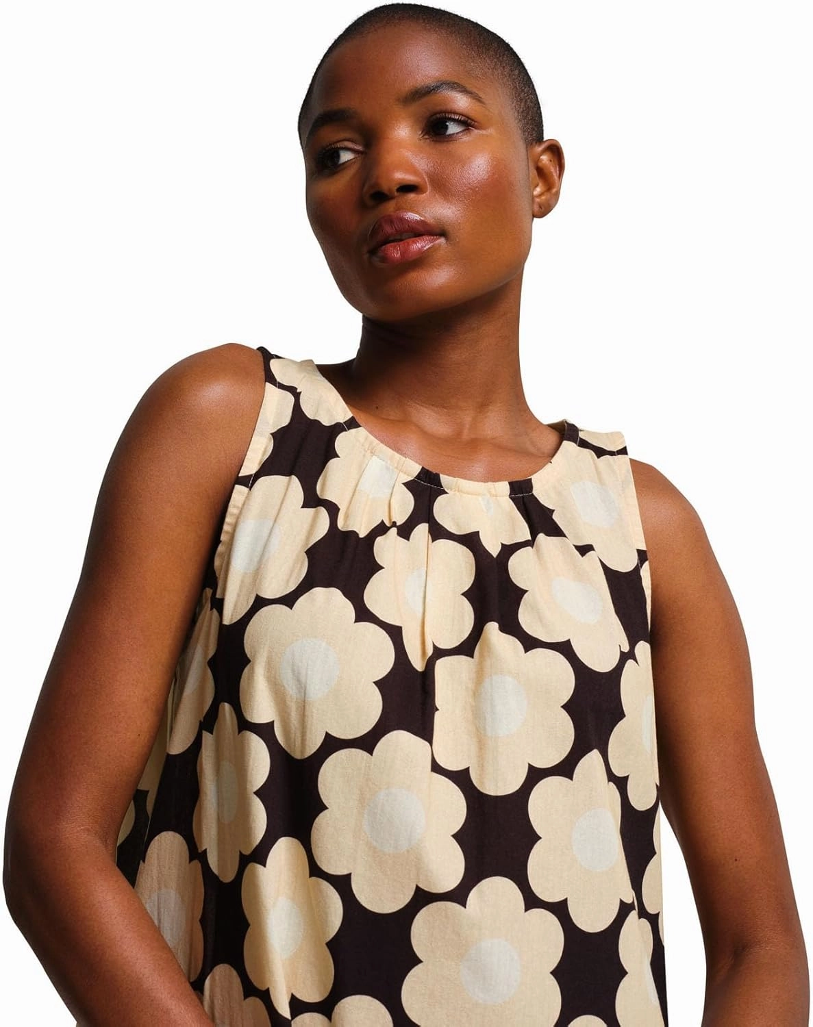 Womens Orla Kiely Bold Pattern Above The Knee Summer Beach Dress