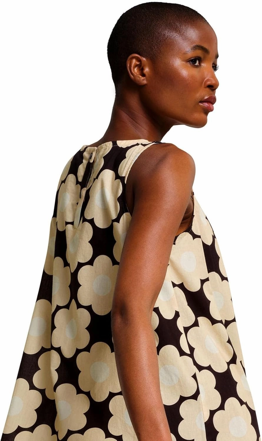 Womens Orla Kiely Bold Pattern Above The Knee Summer Beach Dress
