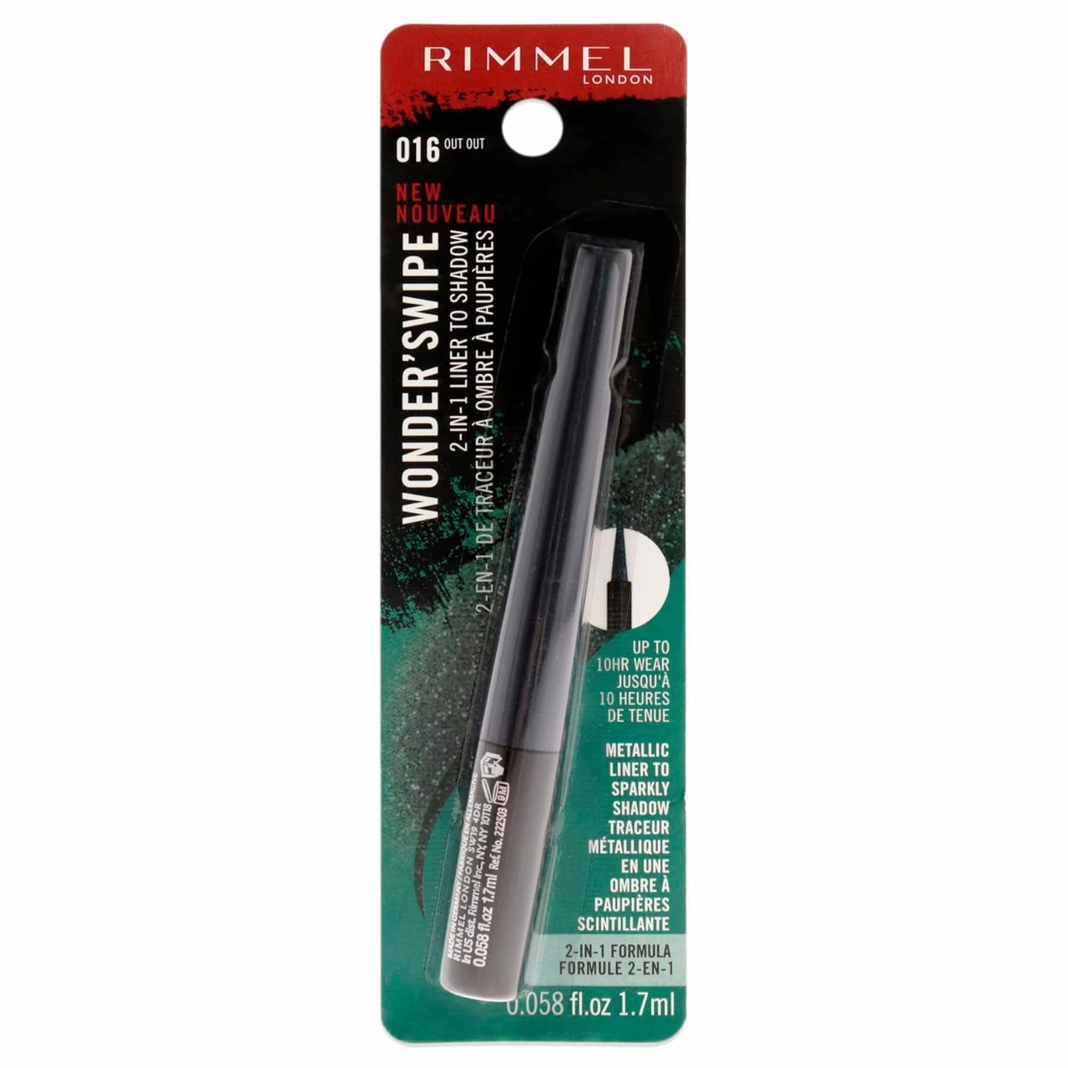 Wonder Swipe 2-In-1 Liner to Shadow, Cool Af, 0.05 Fluid Ounce, 1 Count
