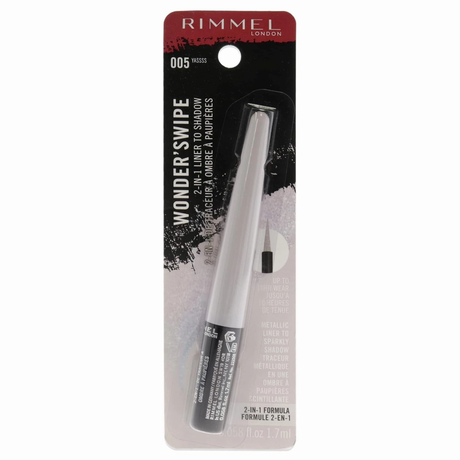 Wonder Swipe 2-In-1 Liner to Shadow, Cool Af, 0.05 Fluid Ounce, 1 Count