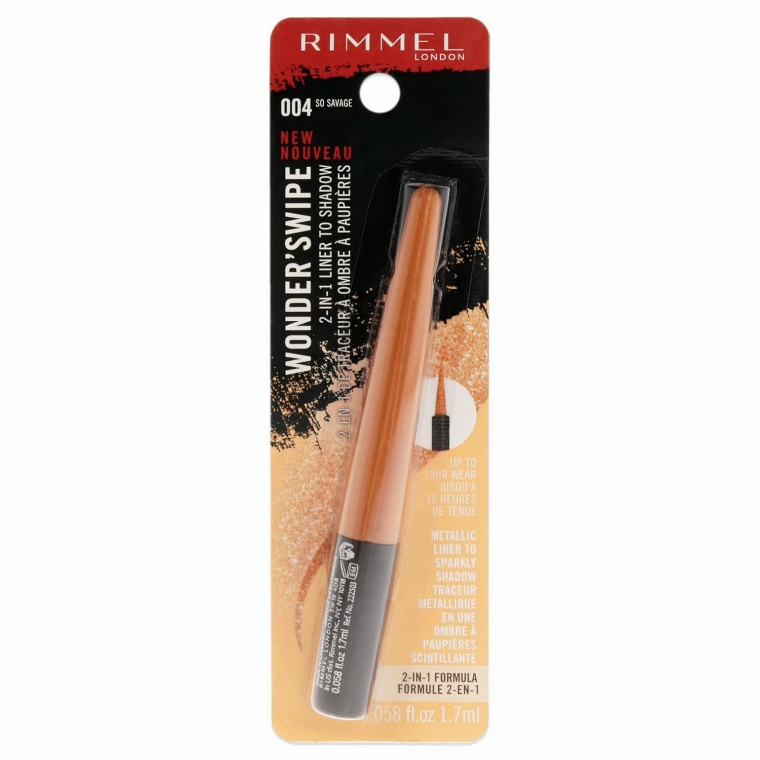 Wonder Swipe 2-In-1 Liner to Shadow, Cool Af, 0.05 Fluid Ounce, 1 Count