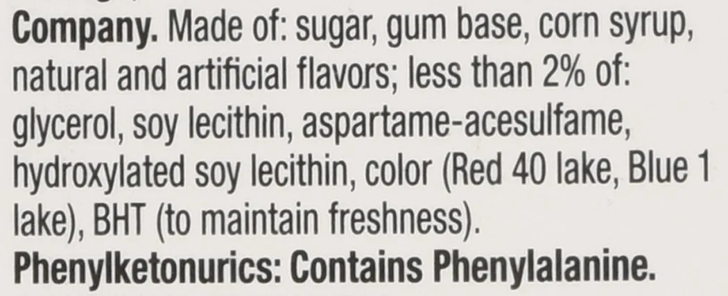 Wrigleys Big Red chewing gum, Cinnamon,40 pack, 5 sticks per pack