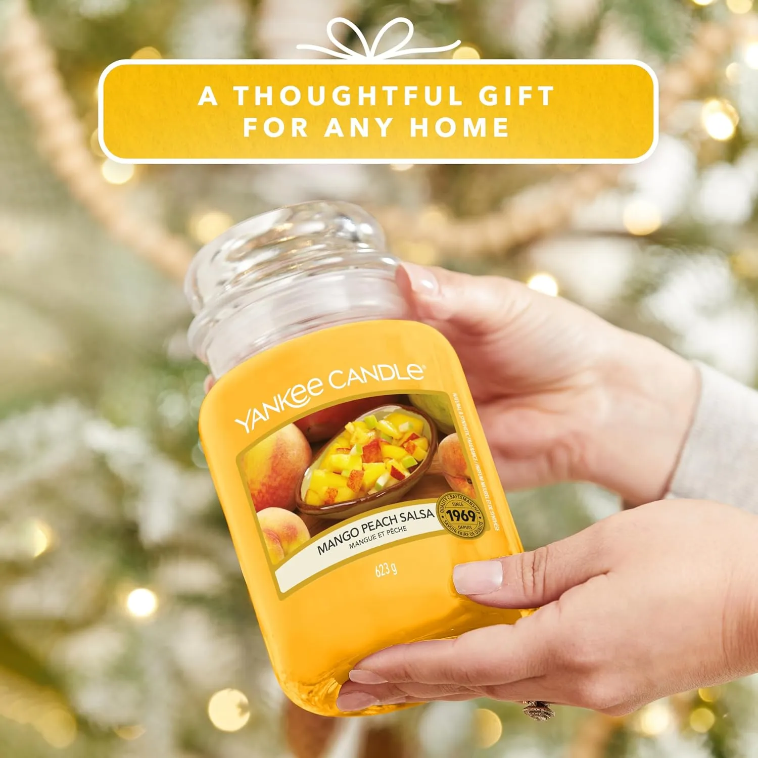 YANKEE CANDLE jar large Mango Peach Salsa YSDMPS