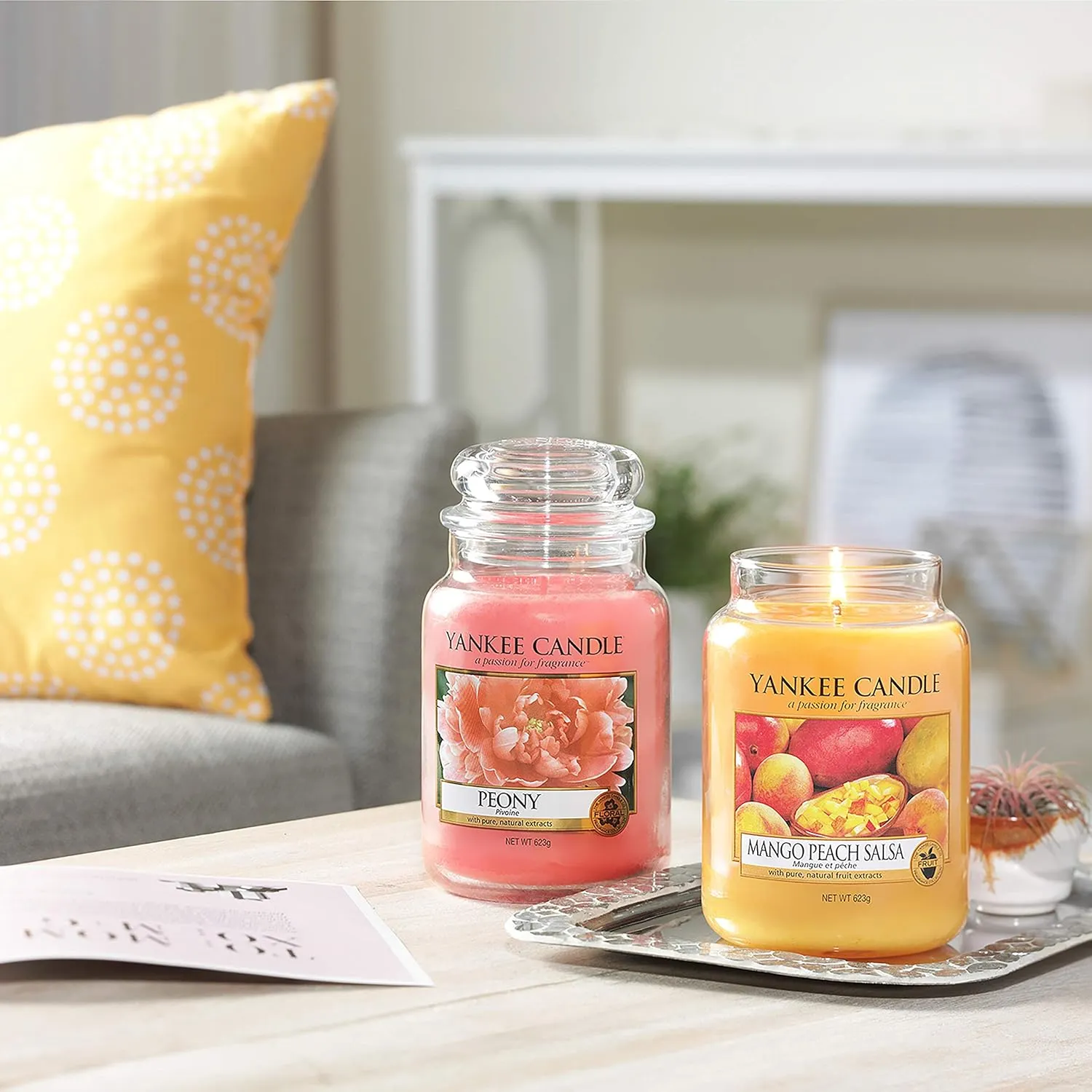 YANKEE CANDLE jar large Mango Peach Salsa YSDMPS