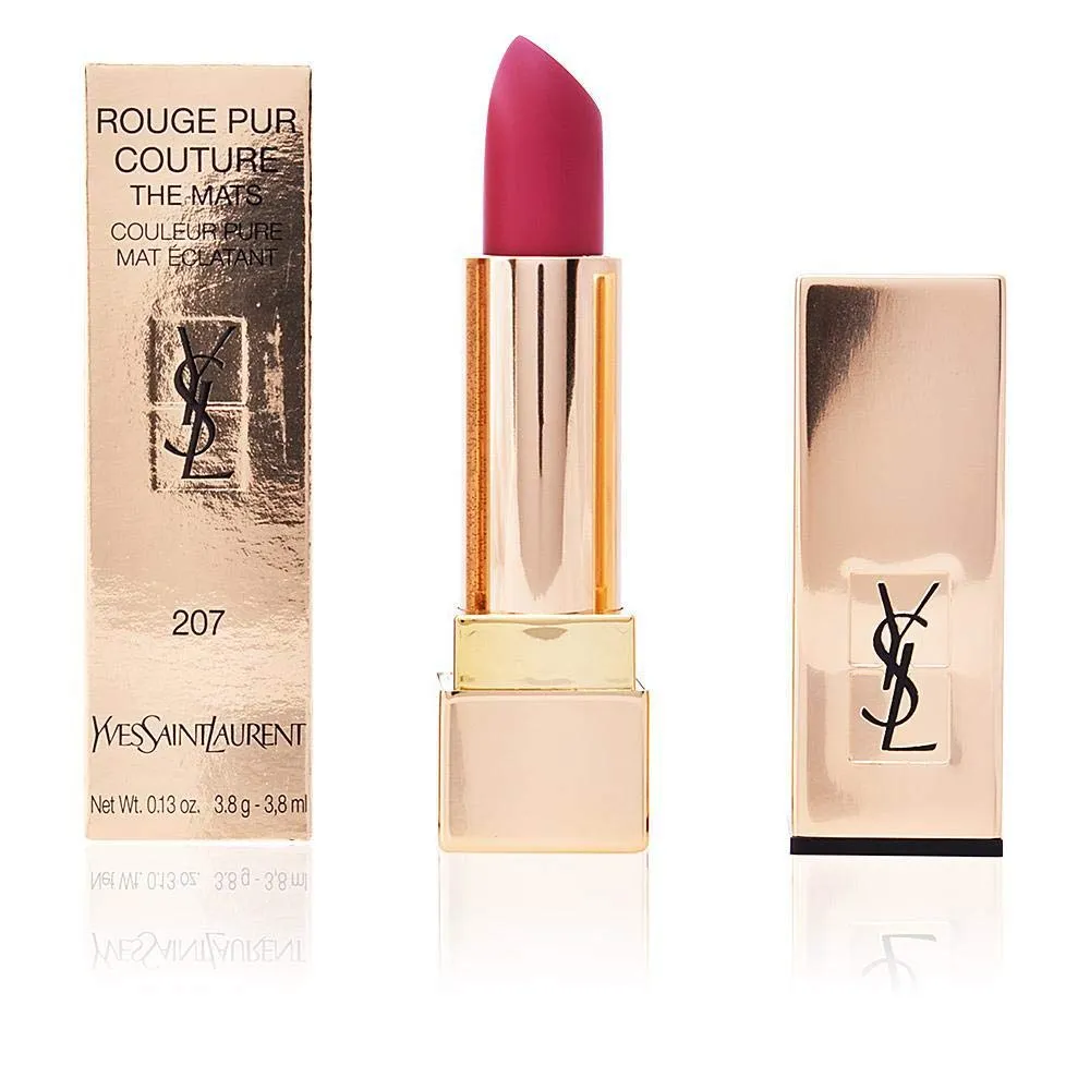 Yves Saint Laurent Rouge Pur Couture The Mats, No. 208 Fuchsia Fetiche, 0.13 Ounce