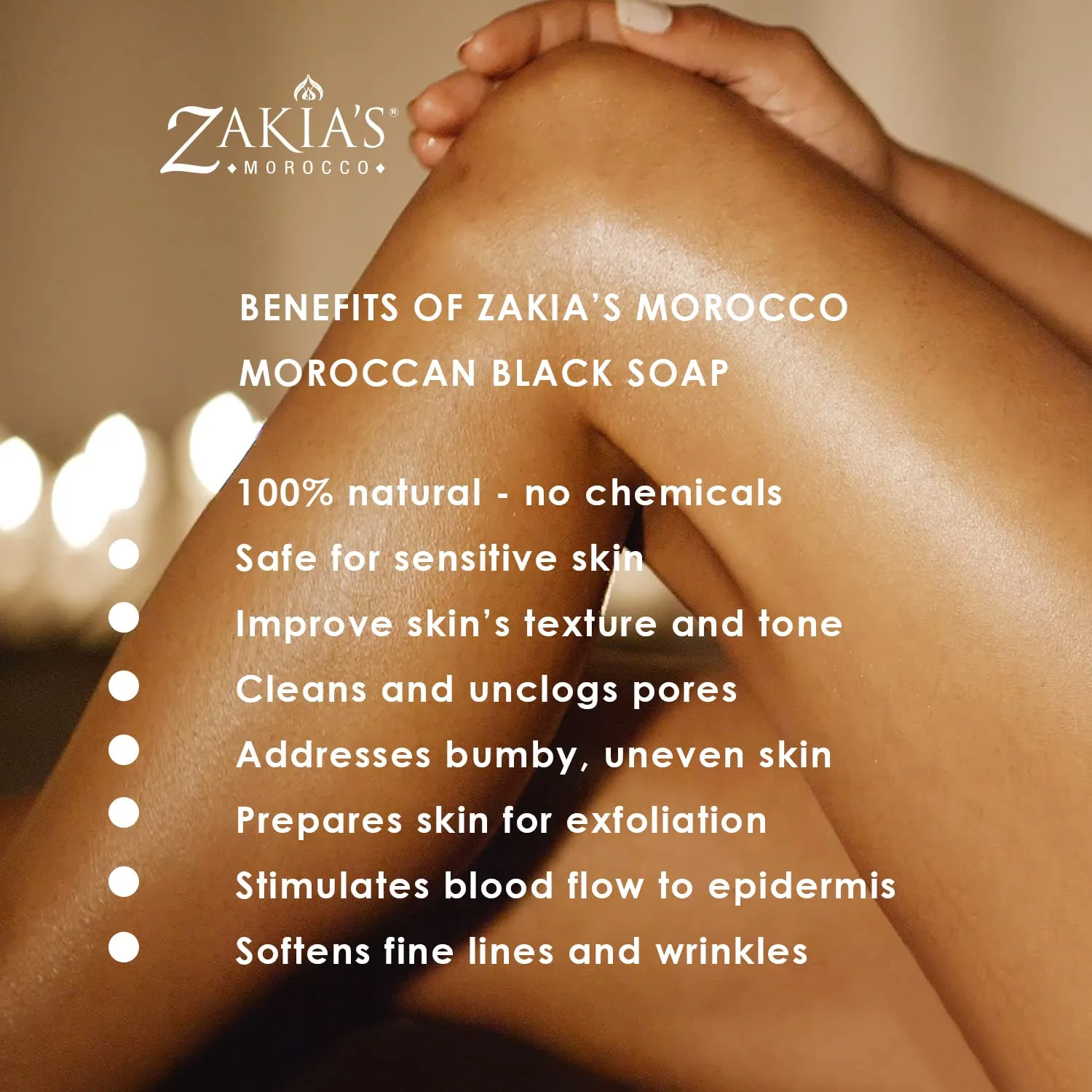 Zakia's Morocco Black Soap (Beldi) with Rose Blossom Scent - 100% natural, Body Scrub, Pure & Natural, Purifying, Cleansing, exfoliating for Hammam Ritual- 8.0 Oz / 226gr