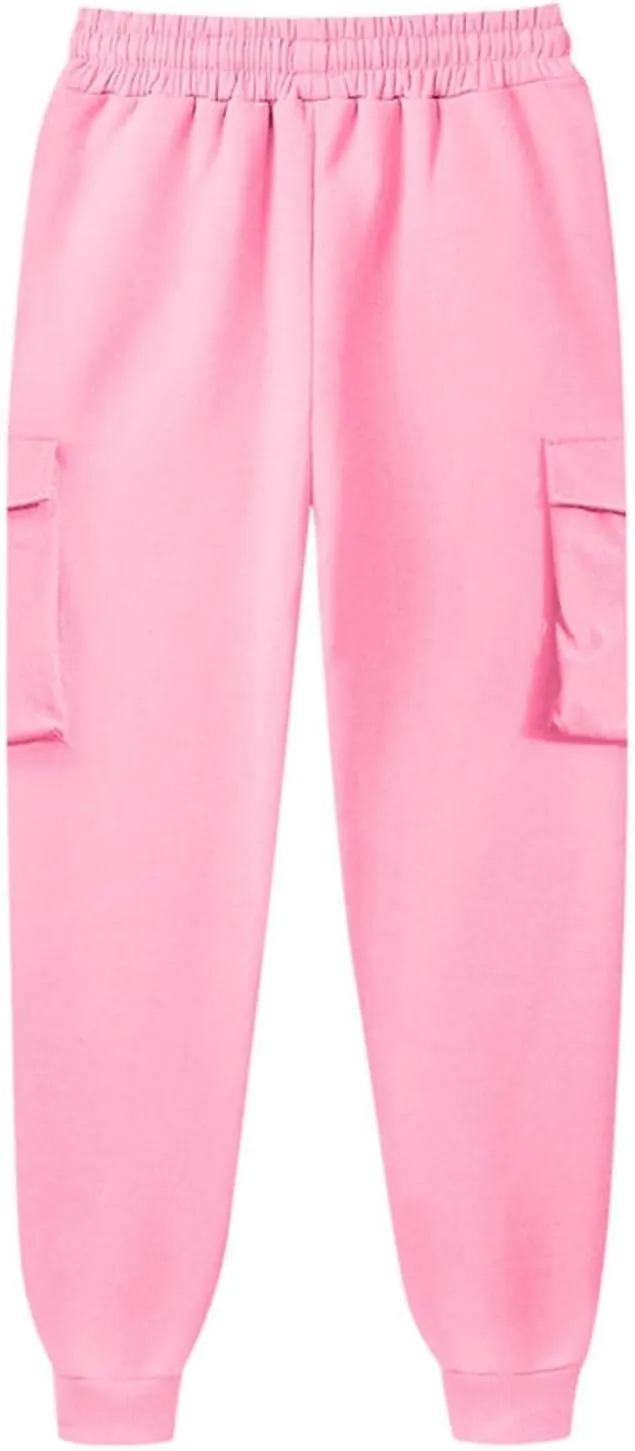 ZDRZK Womens Sweatpants Lace-Up Ankle Length Fleece Jogger Pants with Pockets Hiking Athletic Joggers Pants for Running